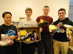 Students Collect 600 Pairs of Shoes  