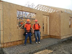 Construction Under Way for Penta-Built Habitat for Humanity House