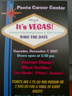"It's VEGAS!" Scholarship Dinner & Silent Auction is Dec. 7th